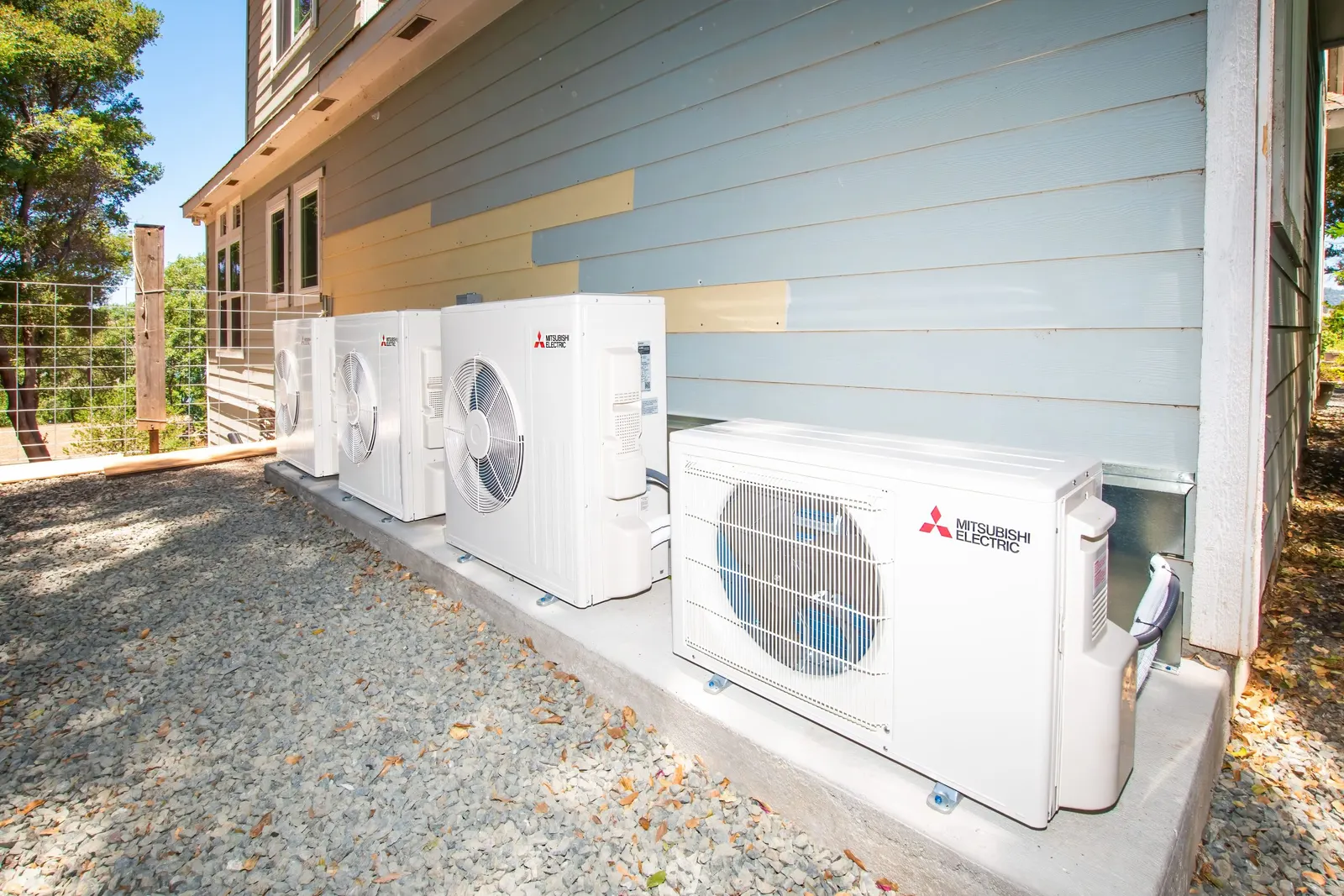 Jonas Energy installation of Mitsubishi HVAC system.