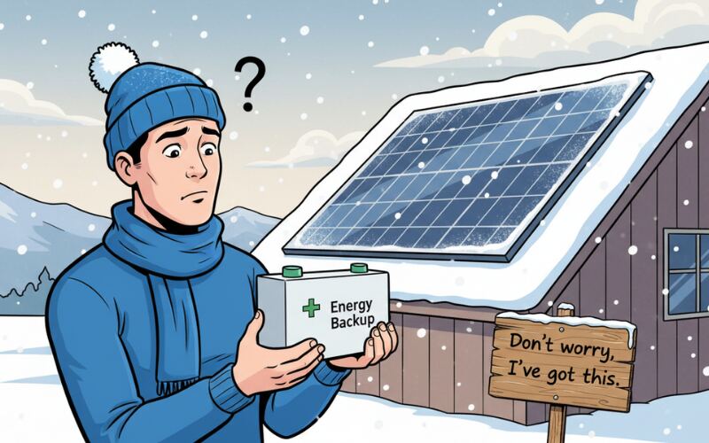 Maximize Your Solar Investment This Winter with a Home Battery