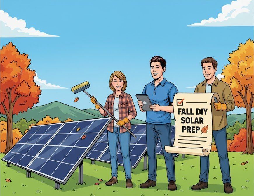 Fall Solar Maintenance Tips for Lake County Homeowners