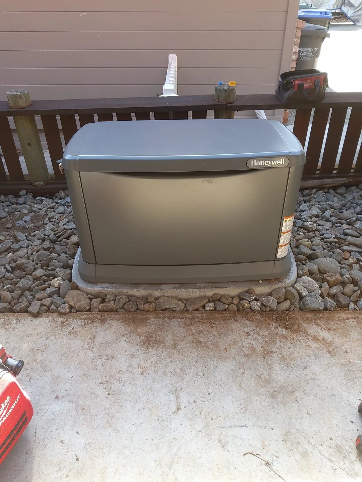 Whole-home generator installation