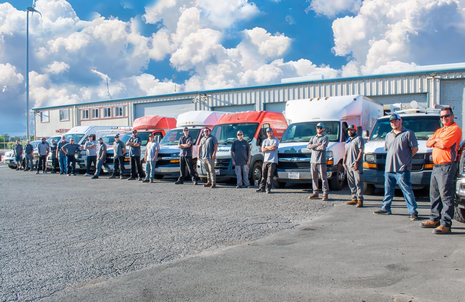 The Jonas Energy Solutions fleet and crew