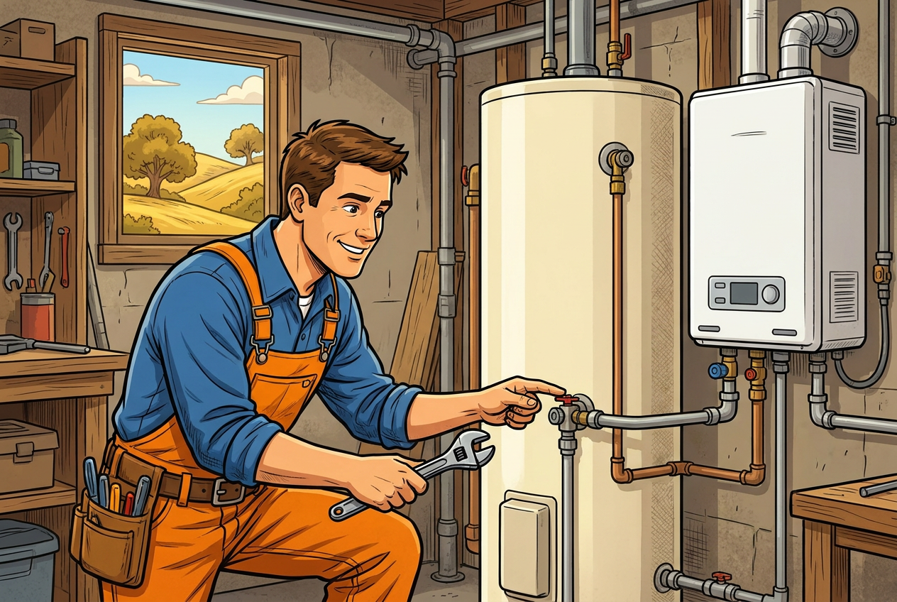 Tank vs. Tankless Water Heater for Lake County Homes: Which One Makes Sense for Your House?